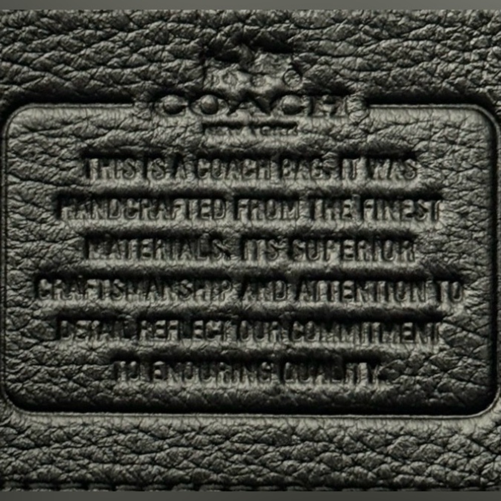 Coach Mercer black pebbled grain leather - Picture 7 of 9